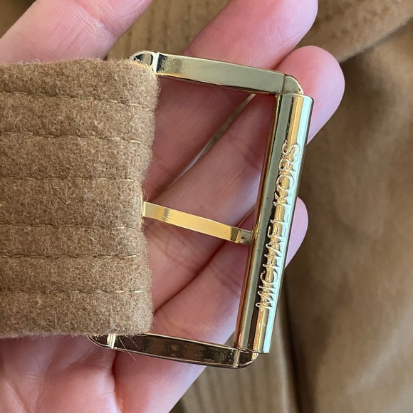 MICHAEL Michael Kors Tan Belted Trench Coat - Picture 5 of 13